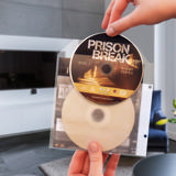 Blu-Ray Paket, 50 dubbla Blu-Ray-fickor med filt, 2 pärmar