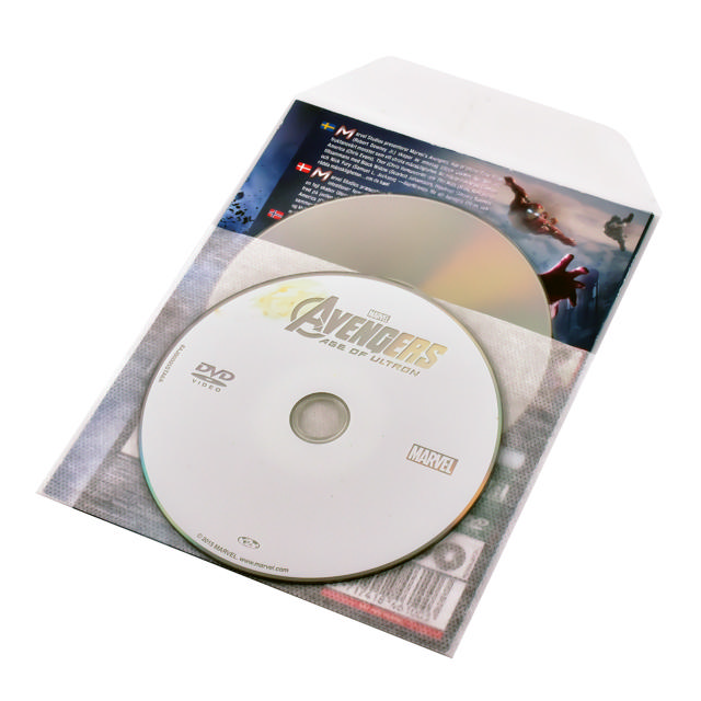 DVD-fickor med filt, enkel/dubbel