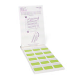 3L Indexflikar Block med 180 3L Självhäftande 12 x 25 mm Indexflikar, Flyttbara