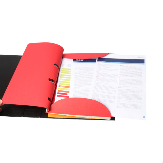 Smartfolder Perforerad Mapp, med Flik, A4