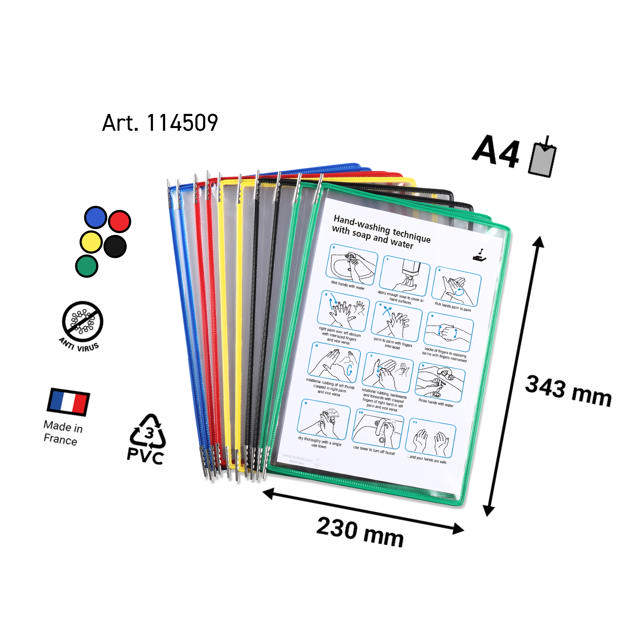 Copy of Tarifold Antimicrobial Pivoting Pocket, A4, Portrait