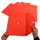 Smartfolder Perforerad Mapp, med Flik, A4