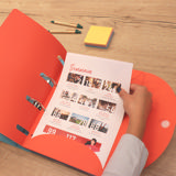 Smartfolder Perforerad Mapp, med Flik, A4