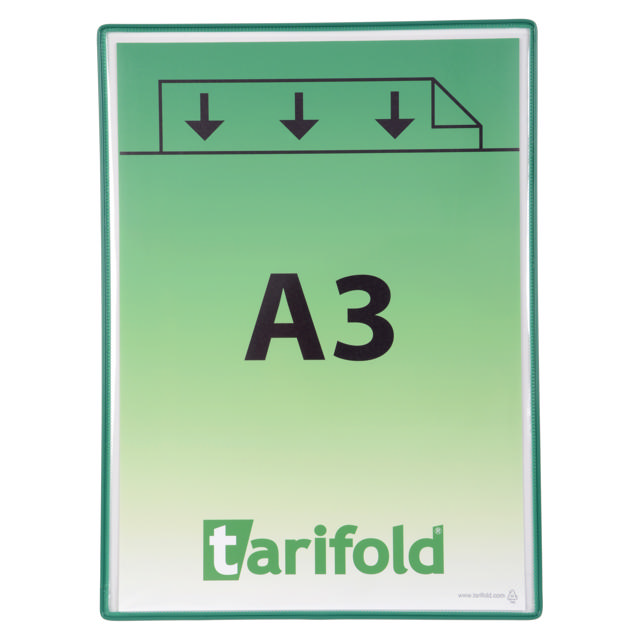 Tarifold Standardficka, utan pivoter, A3
