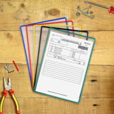 Tarifold Standardficka, utan vridpunkter, A4