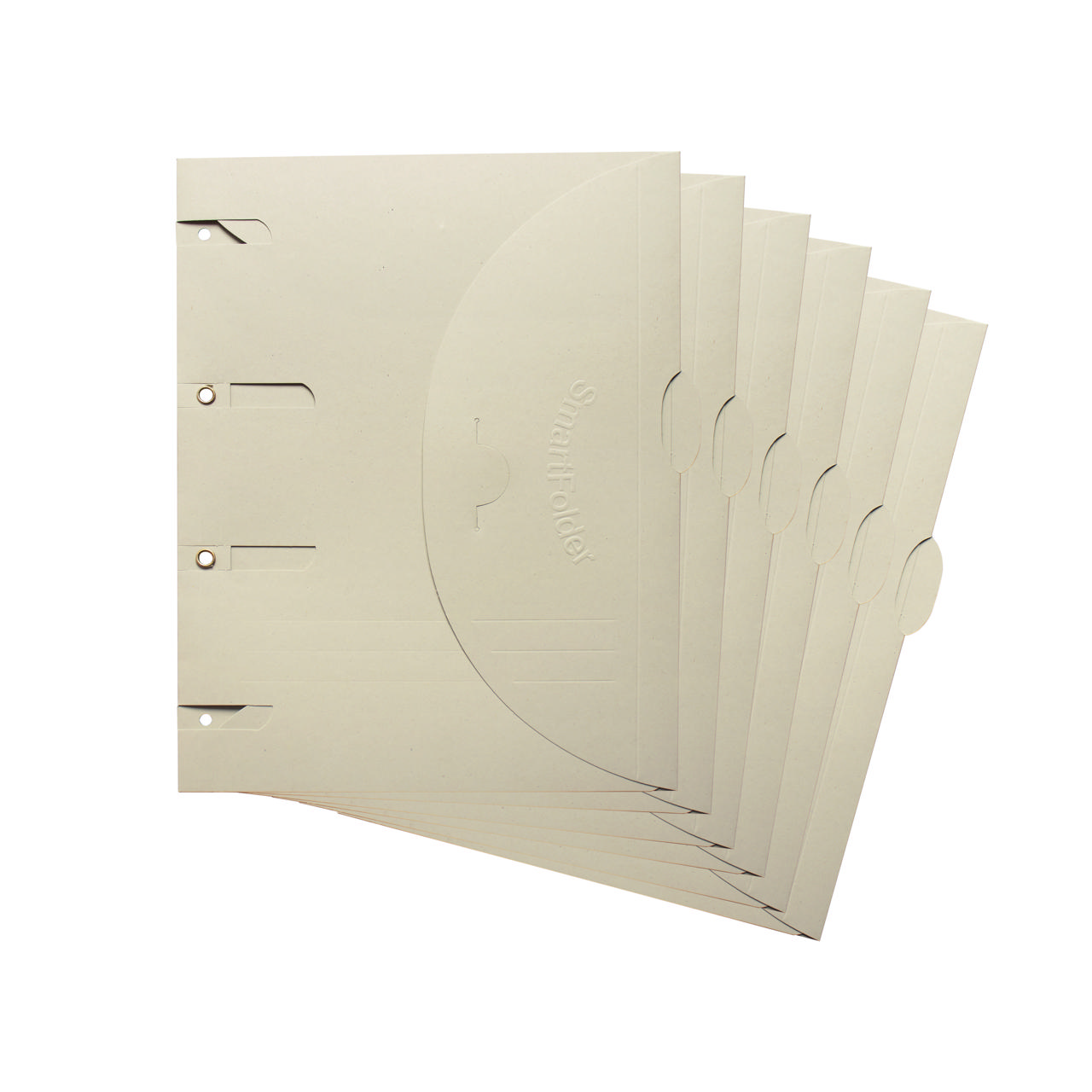 Smartfolder Perforerad Mapp, med Flik, A4