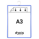 Tarifoldficka med krok, A3, ståendeformat