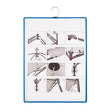 Tarifoldficka med krok, A3, ståendeformat