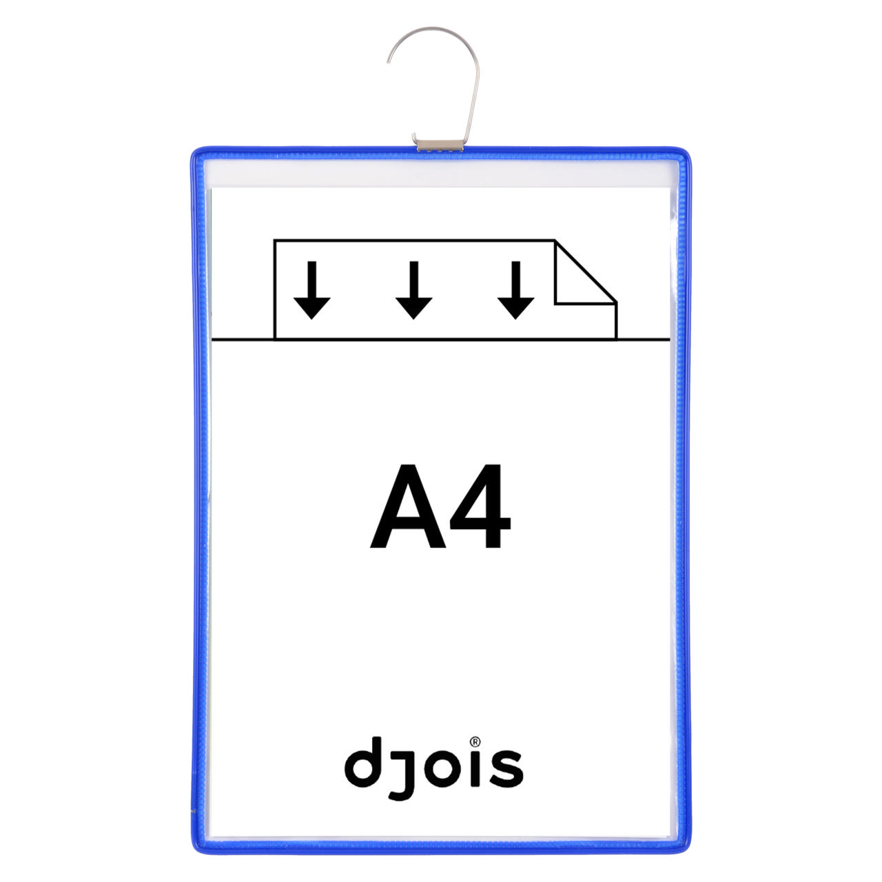 Tarifoldficka med krok, A4, ståendeformat