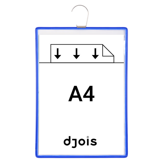 Tarifoldficka med krok, A4, ståendeformat