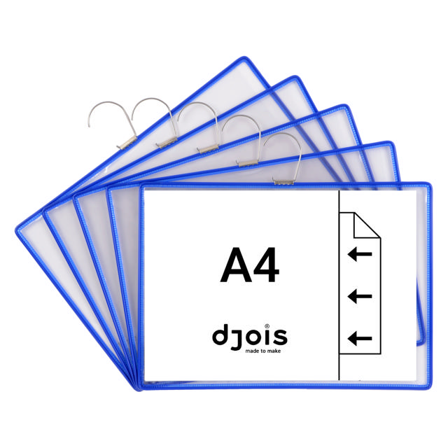Tarifoldficka med krok, A4, liggande