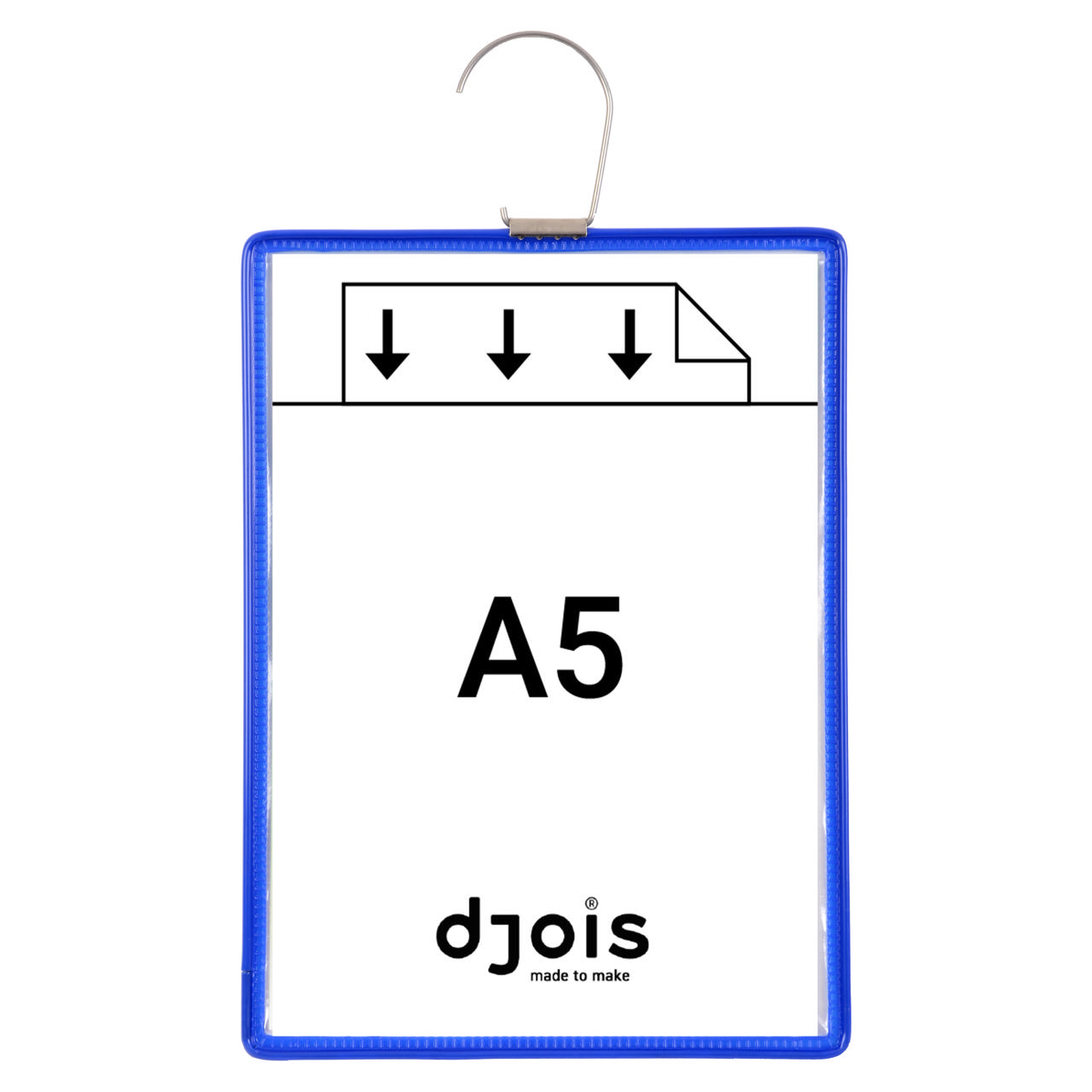 Tarifoldficka med krok, A5, ståendeformat