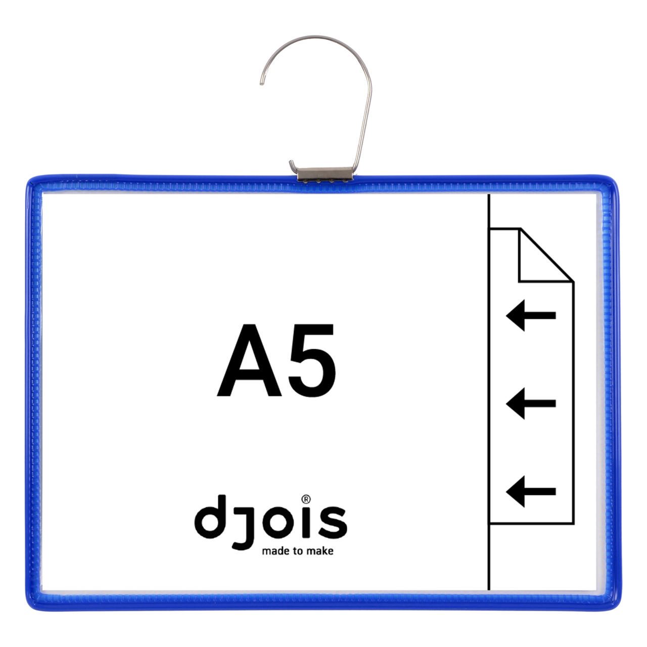 Tarifoldficka med krok, A5, liggande
