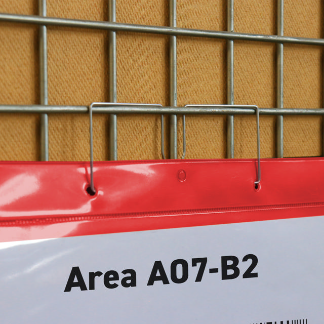 Hängande logistisk ID-ficka, A4, liggande