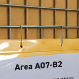 Hängande logistisk ID-ficka, A4, liggande