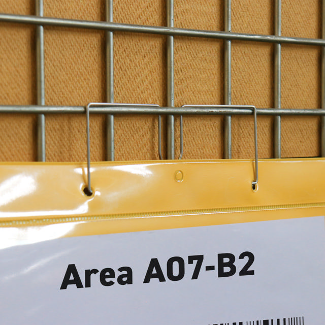 Hängande logistisk ID-ficka, A4, liggande