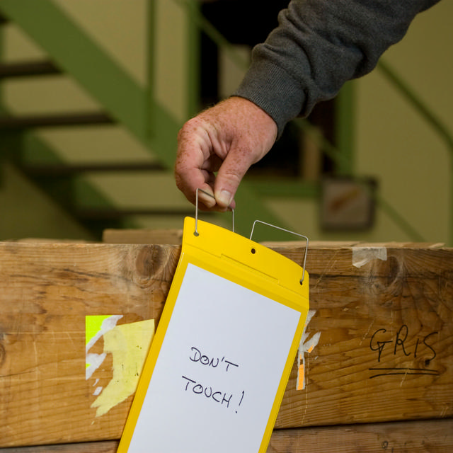 Hängande logistisk ID-ficka, A5, porträtt