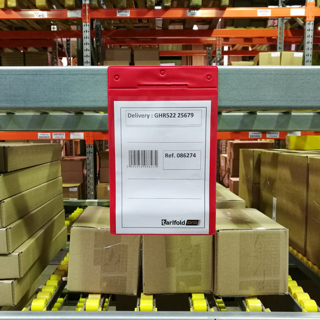 Magnetisk logistik-ID-ficka, A4, ståendeformat