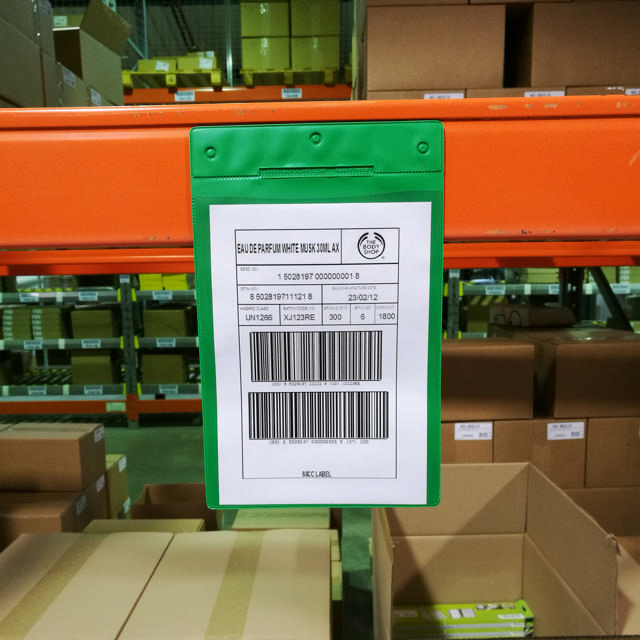 Magnetisk logistik-ID-ficka, A4, ståendeformat