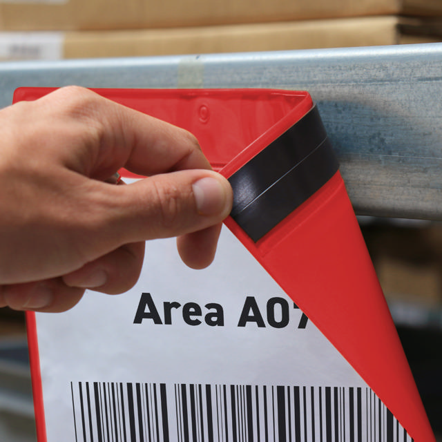 Magnetisk logistik-ID-ficka, A4, liggande