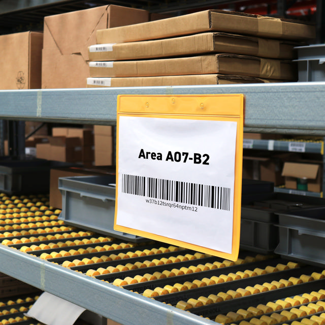 Magnetisk logistik-ID-ficka, A4, liggande