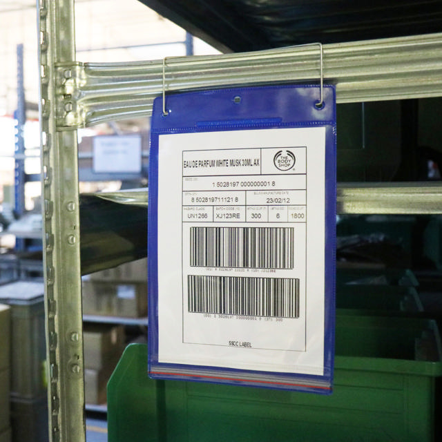 Dry-Zip Anti-fukt Hängande Logistik ID-ficka, A4, Porträtt