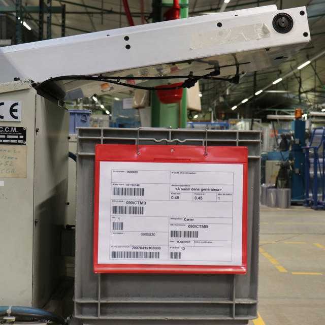 Dry-Zip Anti-fukt Hängande Logistik ID-ficka, A4, Liggande