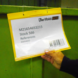 Dry-Zip Anti-fukt Hängande Logistik ID-ficka, A4, Liggande