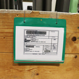 Dry-Zip Anti-fukt Hängande Logistik ID-ficka, A4, Liggande