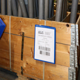 Hängande förstärkt logistisk ID-ficka, A4, porträtt, sidmatning
