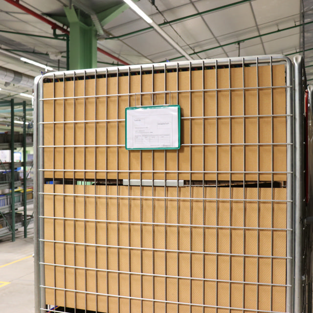 Hängande förstärkt logistisk ID-ficka, A5, liggande, sidoladdning