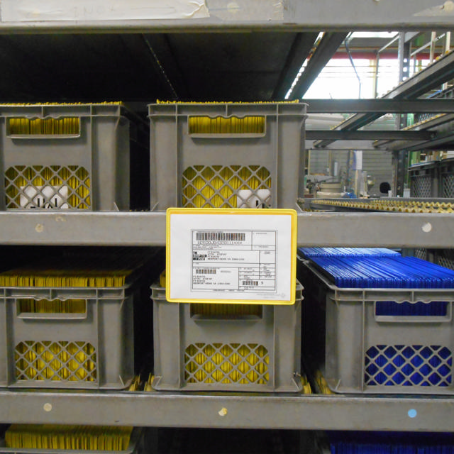 Magnetisk förstärkt logistik-ID-ficka, A4, liggande, sidoinmatning