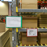 Magnetisk förstärkt logistik-ID-ficka, A5, liggande, sidoinmatning