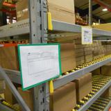 Magnetisk förstärkt logistik-ID-ficka, A4, liggande, sidmatning