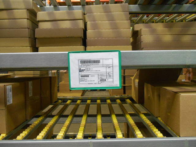 Magnetisk förstärkt logistik-ID-ficka, A5, liggande, sidoladdning