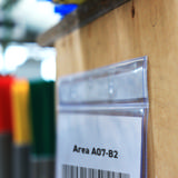 Självhäftande Logistik-ID-ficka, Permanent, A4, Liggandeformat
