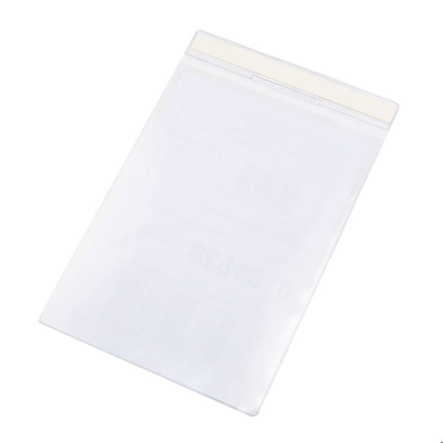 Självhäftande logistik-ID-ficka, permanent, A4, ståendeformat