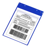 Magnetisk logistik-ID-ficka, med neodymmagneter och klaff, A4, ståendeformat
