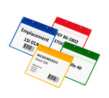 Magnetisk logistik-ID-ficka, med neodymmagneter och klaff, A4, liggande