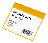 Magnetisk logistik-ID-ficka, med neodymmagneter och klaff, A4, liggandeformat