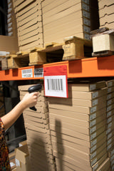Magnetisk logistik-ID-ficka, med neodymmagneter och klaff, A5, liggande