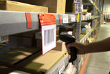 Magnetisk logistik-ID-ficka, med neodymmagneter och klaff, A5, liggande
