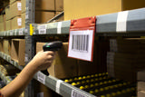 Magnetisk logistik-ID-ficka, med neodymmagneter och klaff, A5, liggande