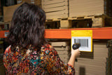 Magnetisk logistik-ID-ficka, med neodymmagneter och klaff, A5, liggande