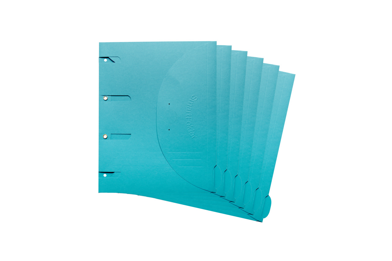 Smartfolder Perforerad Mapp, med Flik, A4