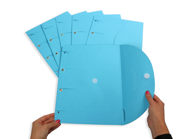 Smartfolder Perforerad Mapp, med Flik, A4