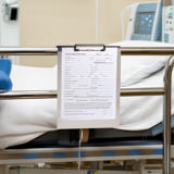 Hängande skrivplatta, aluminium, A4, ståendeformat