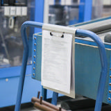 Hängande skrivplatta, aluminium, A4, ståendeformat