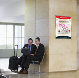 Magneto självhäftande ramdisplayficka, storformat, ompositionerbar, A1