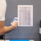 Magnetic signage pocket, long side opening, A4